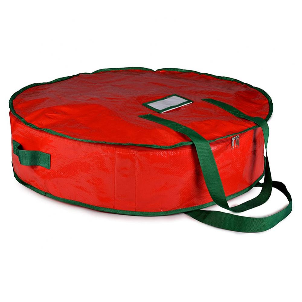 Christmas Wreath Storage Bag Foldable Durable Xmas Wreath Storage Bag