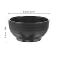 thumbnail image 2 of Raindrops Black Chip and Dip Serving Dish Set, 4-Piece Dipping Bowls for Snacks and Appetizers, 2 of 8