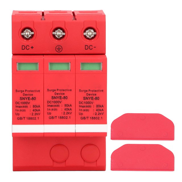 Dispositif de Protection contre les Surtensions 80KA 1000V Protecteur pour Boîte de Distribution