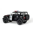 thumbnail image 3 of 5" Die-cast: 2018 Jeep Wrangler Rubicon Police Edition (Black/White), 3 of 4