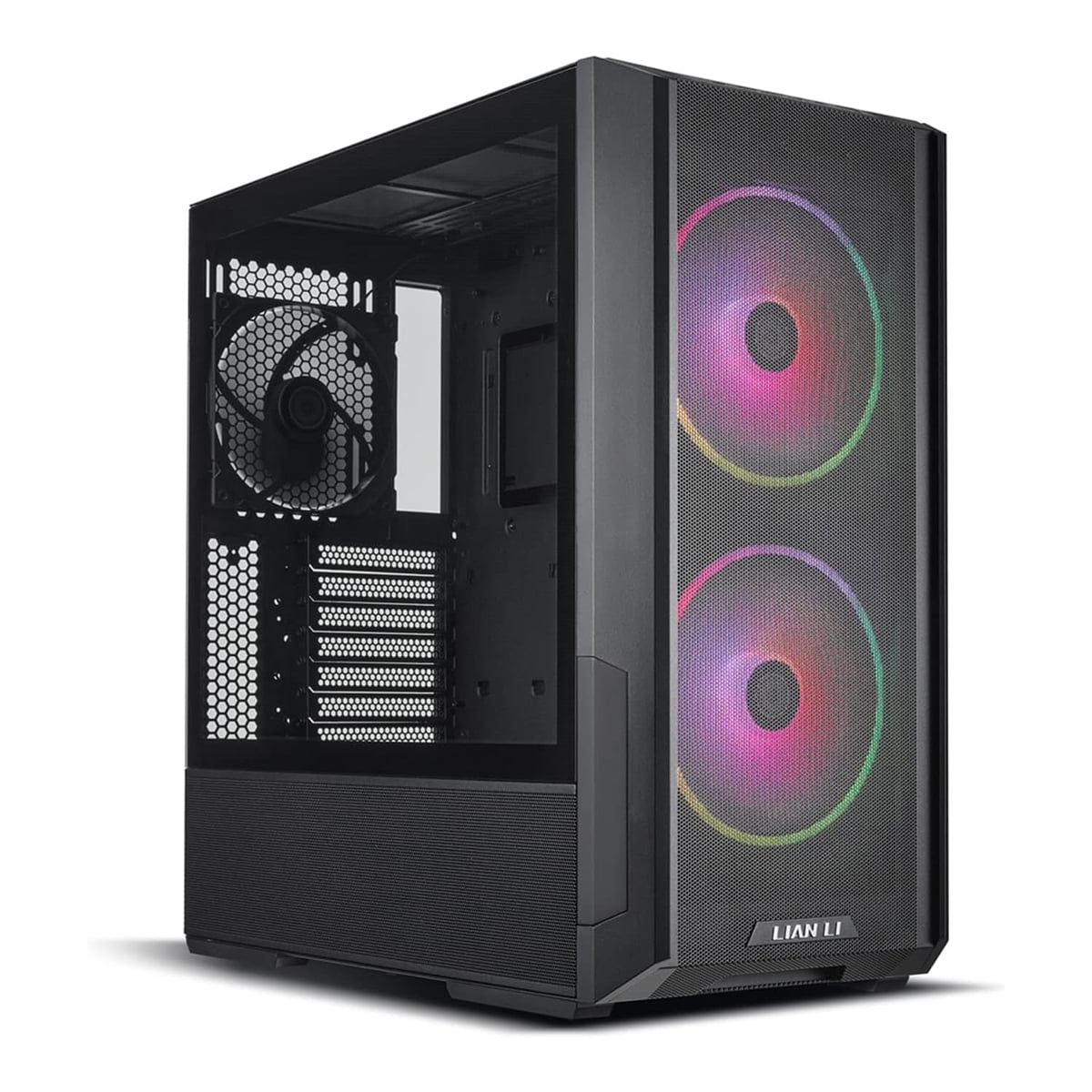 Lian Li LANCOOL216RX ATX Mid-Tower PC Case RGB Fan Controller Included Black