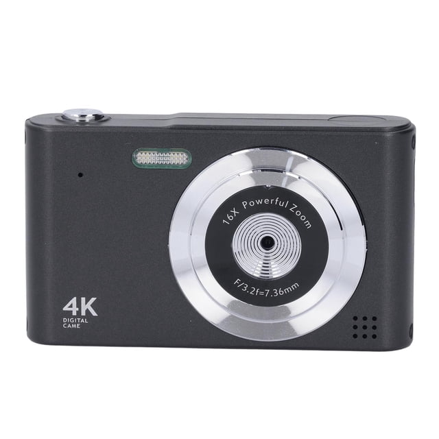 Cámarae Digital, 11 Opciones de Filtro Cámara Compacta Zoom Digital de 16x Cámara de Vlogging Antivibracia temporizadora continua Toma de Fotografías Cámara para Niños para