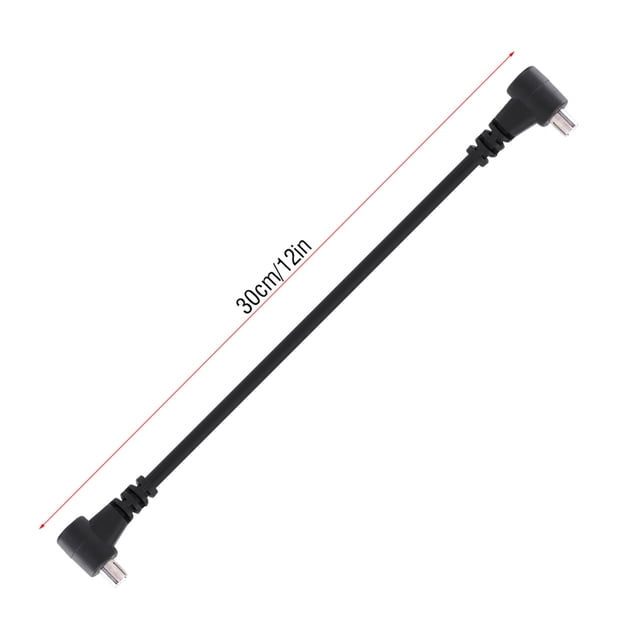 PC Sync Cable 30cm Male to Flashlight Camera Connector Cord Reliable Triggering for DSLR Photography Black Plastic 12inch