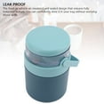 thumbnail image 3 of Thermal Food Jar, Multipurpose Hot Food Lunch Container Stainless Steel 2 in 1 with Top Snack Container for School for Travel, 3 of 7
