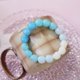 thumbnail image 2 of Primavera y verano nuevos productos dulce gradiente gato garra gato pulsera imitación Bodhi pulsera texto femenino jugar pulsera de mano joyería gato garra azul uno, 2 of 2