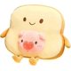 thumbnail image 1 of Almohada de pan tostado de 45 cm, divertida almohada de peluche con forma de baguette francesa, suave y esponjosa, con diseño kawaii., 1 of 5