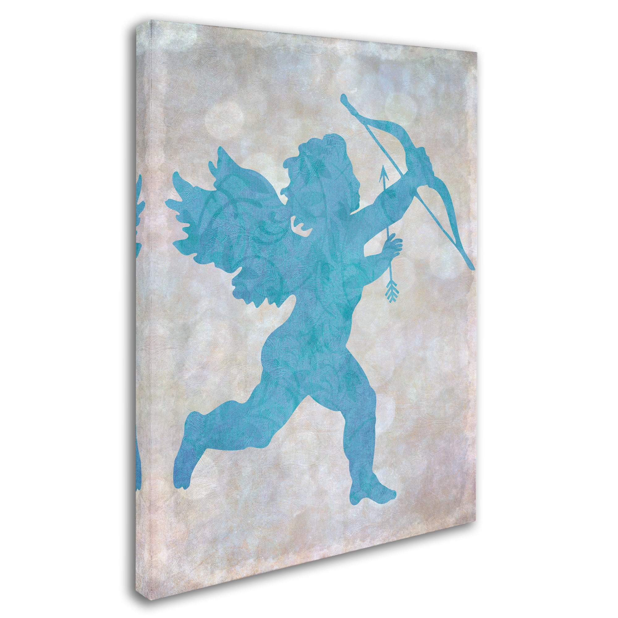Trademark Fine Art 'Cupid Blue' Canvas Art by Cora Niele