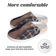 thumbnail image 6 of Daiia Cute Mouse In Glasses Print Women’s Fuzzy Slippers Memory Foam Lightweight House Shoes Cozy Loafer Flannel House Shoes-40/41, 6 of 7