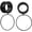 Black, 6mm, variant on 2PCS Surgical Steel Large Hoop Ear Tunnels and Plugs - Dangle Expander Gauges Stretcher Piercing for Women (6mm - 25mm)