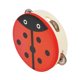 thumbnail image 5 of Tamborín de madera para niños con 4 diseños aleatorios - Instrumento musical educativo de 6 pulgadas con platillos metálicos, ideal para fiestas y juegos infantiles., 5 of 6