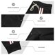 thumbnail image 4 of Ceisia Men Solid Color Loose Casual Pants Elastic Waist Drawstring Sports Gift Work Trousers, 4 of 9