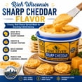 thumbnail image 4 of Pine River Sharp Cheddar Cheese Spread 8 oz (3 pack) Shelf Stable Wisconsin Cheese, 4 of 7