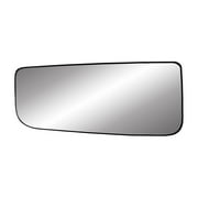 88309 - Fit System Driver Side Non-heated Mirror Glass w/ backing plate, Ford F150 15-18, towing mirror bottom lens, 3 3/ 4"x 8 5/ 16" x 8 1/ 2"