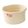 thumbnail image 4 of Bañera de pies, cubo ligero y portátil para baño de pies con puntos de masaje para relajación y pedicura en el hogar. Beige, 4 of 8