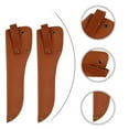 thumbnail image 3 of Leather Knives , Knives Case, Leather Cover for Knives, Knives Cover, Home Supply2pcs Knives Protectors Knives Covers Leather Leather Sleeves, 3 of 8