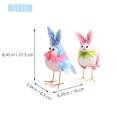 thumbnail image 7 of 2Pcs Easter Decorative Birds, Easter Bird Decoration, Easter Bird Desktop Decoration, Easter Gifts, 2025 Easter Decor for the Home, 7 of 7