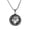 Silver Capricorn, variant on Unisex Stainless Steel Vintage Cool Hip Hop Hollow 12 Constellations Zodiac Round Pendant Dog Tag Animal Charm Horoscope Amulet Necklace Virgo