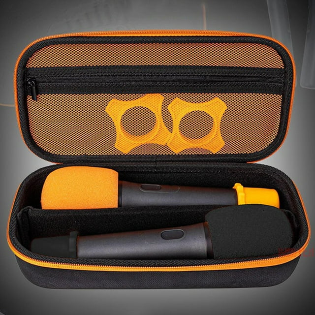 Estuche de transporte, bolsa para micrófono, estuches de viaje, funda para micrófono, forro de franela, organizador, estuches rígidos, caja de