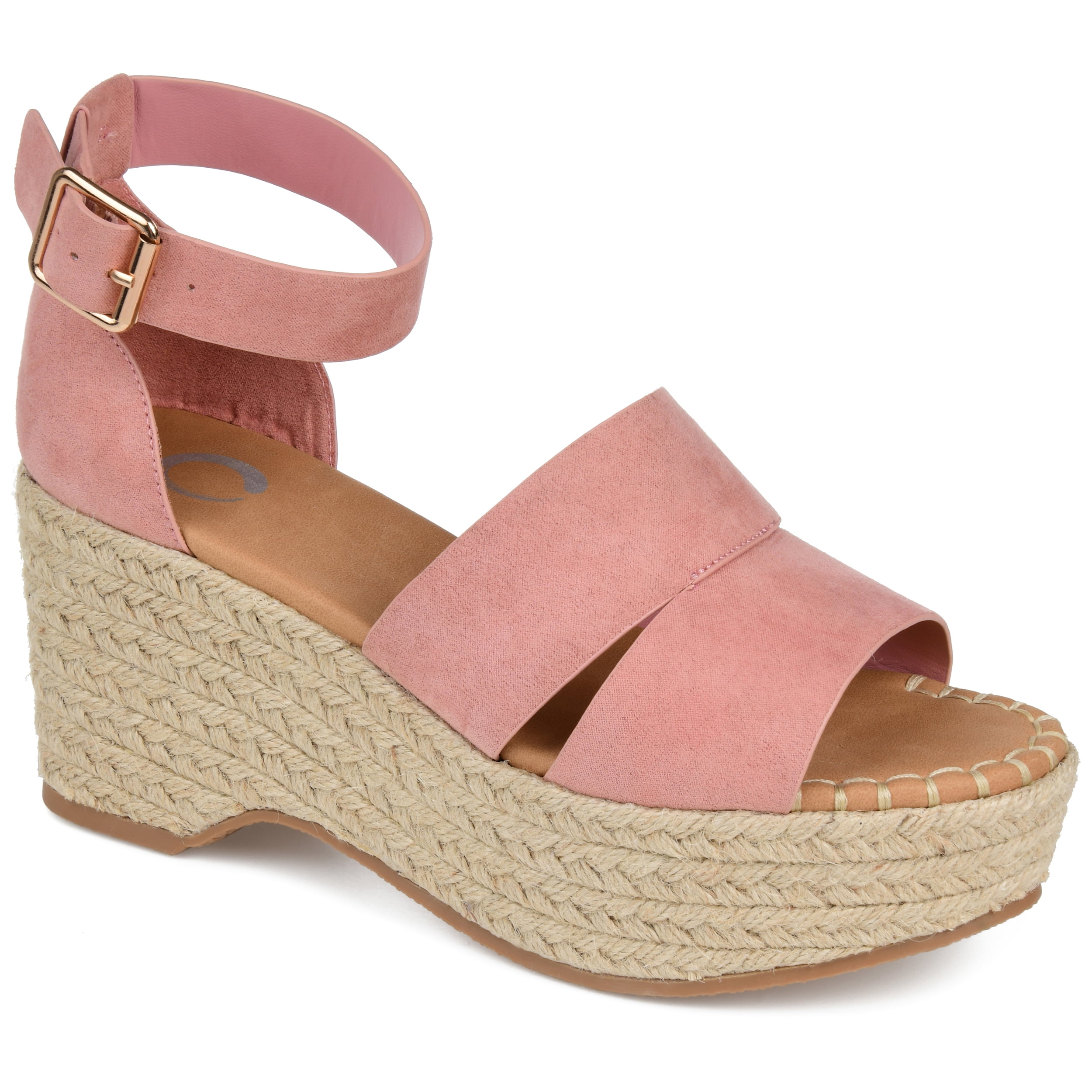 journee collection trinity espadrille platform sandal