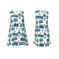 thumbnail image 7 of Yiaed Modern Furniture Print Women's Sleeveless Dress, Loose Fit Summer Dress, Casual Sleeveless Dress for Women, 7 of 7