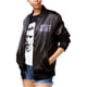 thumbnail image 1 of Purpose Tour - Chaqueta bomber Justin Bieber para mujer, color negro, pequeña Purpose Tour Chaqueta de bombardero, 1 of 1