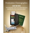 thumbnail image 5 of Passport Holder Travel Wallet For Men & Women - Slim Passport Cover RFID Blocking, 5 of 6