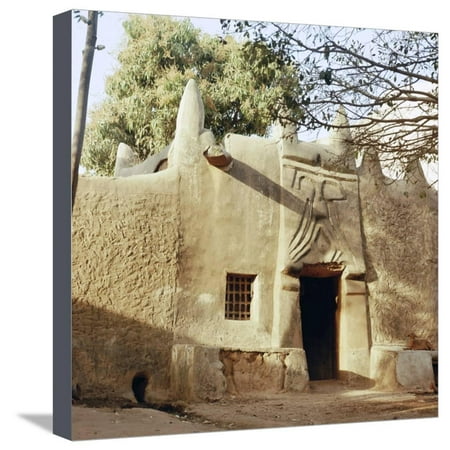 Dried mud house, Kano, Northern Nigeria Stretched Canvas Print Wall Art By Werner