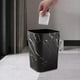 thumbnail image 4 of Cesto de basura grande con veta de madera vintage. B, 4 of 8