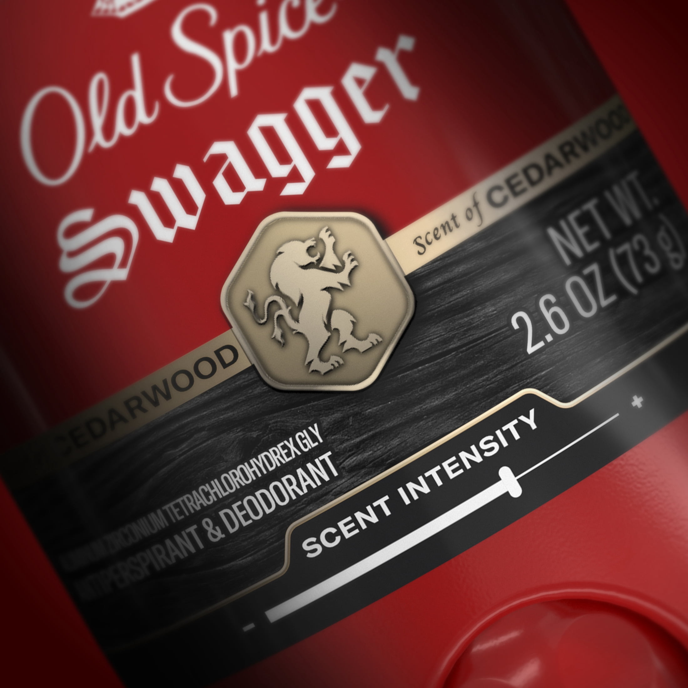 Old Spice Red Collection Invisible Solid Antiperspirant for Men, Swagger Scent, 2.6oz
