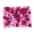 thumbnail image 1 of Panel de flores artificiales, panel floral, fondo de rosas, fondo de boda Estilo E, 1 of 9
