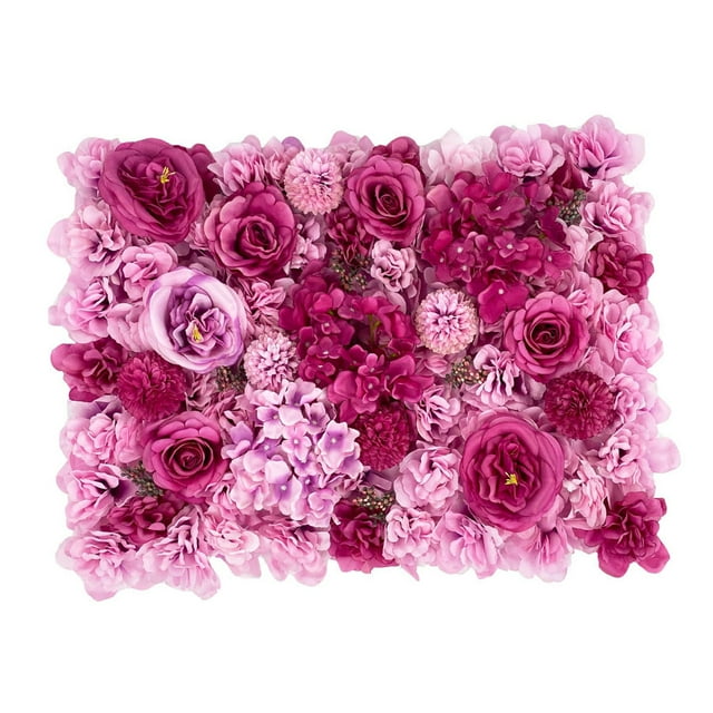 Panel de flores artificiales Perfecl telón de fondo de rosas Estilo E