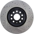 thumbnail image 6 of StopTech Slotted & Drilled Sport Brake Rotor Fits select: 2009-2014 VOLKSWAGEN JETTA, 2012-2022 VOLKSWAGEN PASSAT, 6 of 10
