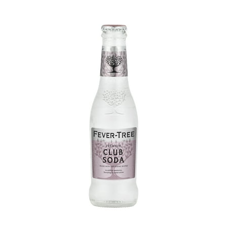 (24 Bottles) Fever-Tree Club Soda, 6.8 Fl Oz