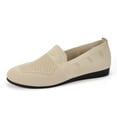 thumbnail image 6 of CHICVOMEY Knit Mesh Loafers for Women Slip On Ballet Flats Round Toe Flats with Cushion Insole Flats for Women Casual Work, 6 of 6