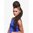 thumbnail image 4 of Beauty Elements Realistic Synthetic Hair Crochet Braid 4x Double Jumbo Afro Twist 60  ( #1 Jet Black ), 4 of 7