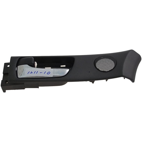 Int Door Handle Front Left w/o Memory Adjust System Chrome Lever Black - 79827