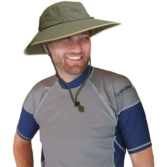 Sun Protection Zone Unisex Lightweight Adjustable Outdoor Booney Hat 100 SPF, UPF 50