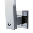 thumbnail image 5 of ALFI brand AB12GSW-PC Polished Chrome 12" Square Raised Wall Mounted Shower Arm, 5 of 7