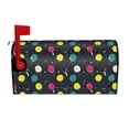 thumbnail image 2 of Lsque Colorful Ping Pong Rackets Mailbox Cover Standard Size ,Magnetic Mailbox Covers Post Wraps Letter Box Cover -21x18 in, 2 of 9