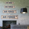 thumbnail image 2 of AIR FORCE Vintage Plastic Street Sign new military road cadet | Indoor/Outdoor |  36" Wide, 2 of 4