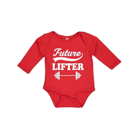 

Inktastic Future Lifter Weightlifting Gift Baby Boy Long Sleeve Bodysuit