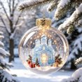 thumbnail image 4 of Light-Up Christmas Balls, Glowing Christmas Story Ornament, Light-Up Mini Holiday Scene with Warm LED Light, 4 of 7