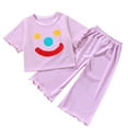 thumbnail image 1 of HABDGIKS Girls Outfit Set Kids for Muslim Abaya Headscarf for Pure Color Robe with Hijab Clothes, 1 of 3