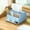 Blue, variant on Square Tissue Box Holder,Multifunctional Tissue Box Cover with Storage,Modern Cube Tissue Cover Bedside Organizer for Nightstand End Table,Desktop Box,Living Room Office Storage Simples Box