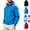 Dark Blue, variant on Men's Windbreaker Hooded Raincoat Windproof Shell Jacket Outdoor Athletic Coat Activewear for Hiking Travel Running Golf with Zip Pockets, Red, L