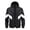Black, variant on Lightweight Hooded Softshell Lined Windbreaker Jacket For Men Outdoor Hiking Travel And Daily Streetwear Comfortable Full Zip Up Coat Black S