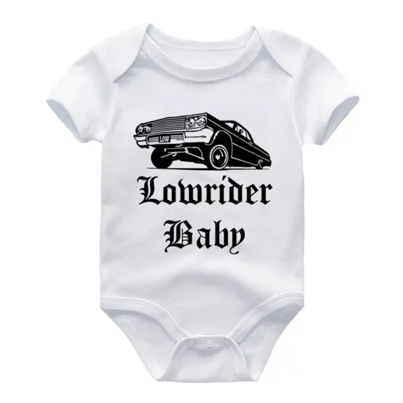 Baby Bodysuit BELLA CANVAS Baby Lowrider Bodysuit Impala Kids Bodysuit Newborn Car Show Outfit Hydraulics