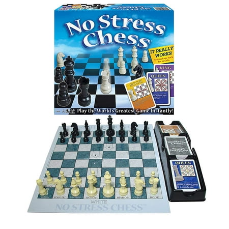 No Stress Chess, Natural, Plastic By Winning Moves (Best Chess Moves To Win The Game)