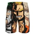 thumbnail image 6 of Mha My Hero Academia Men's Beach Shorts Swim Trunks Casual Quick Dry Board Shorts Swimwear with Mesh Lined and Pockets, 6 of 8