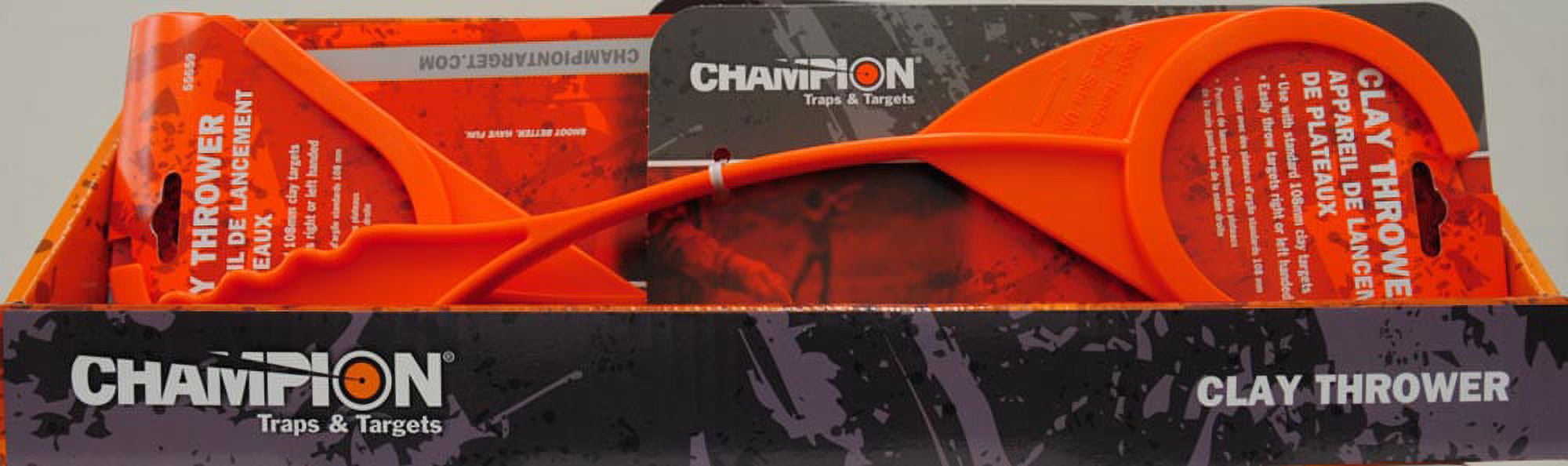 Champion Range and Target Standard Hand Thrower Manual Orange